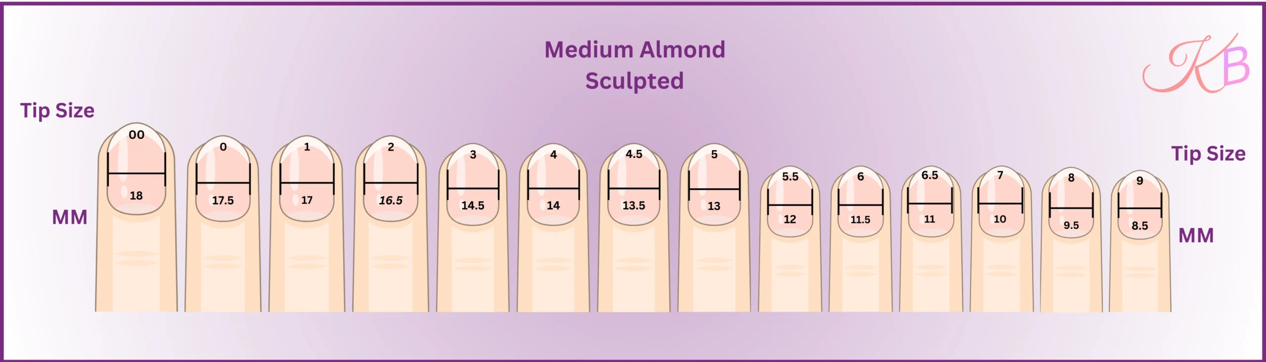 Medium Almond - Sculpted Sizing